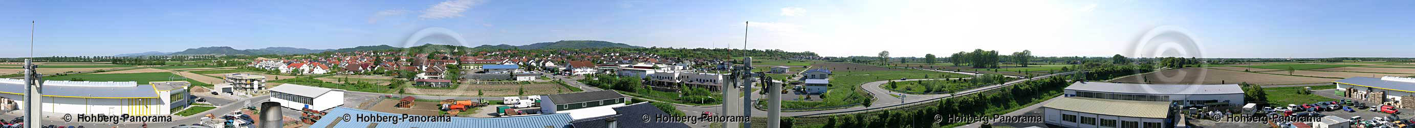 Hofweier von Nord-Westen + Industrie