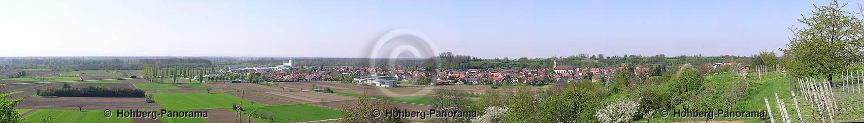 Niederschopfheim von S&uuml;den